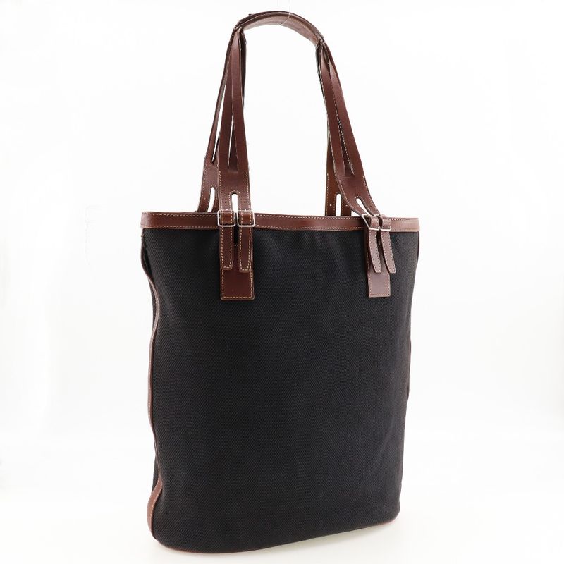 Celine Logo Canvas Black Tote Bag — view 3