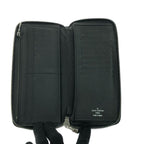 Louis Vuitton Wallet Zippy Vertical Monogram Eclipse Black — view 4