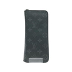 Louis Vuitton Wallet Zippy Vertical Monogram Eclipse Black