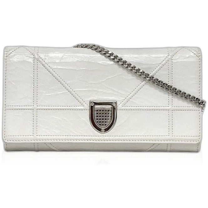 Dior Shoulder Wallet White Diorama