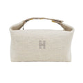 Hermes Brid-a-brac GM Eau Carre Handbag Pouch Segle Beige