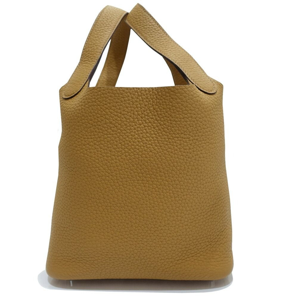 Hermes Picotin Lock PM Handbag Manufactured in Biscuit