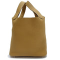 Hermes Picotin Lock PM Handbag Manufactured in Biscuit