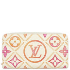Louis Vuitton Wallet Zippy Monogram Canvas Coral Gold LV by the Pool Collection