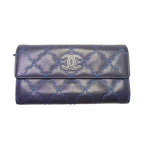 Chanel Wild Stitch Lambskin Bifold Wallet