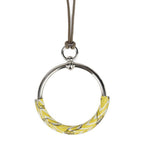 Hermes Loop Necklace Vorswith Metal Yellowish Silver Della Cavalleria