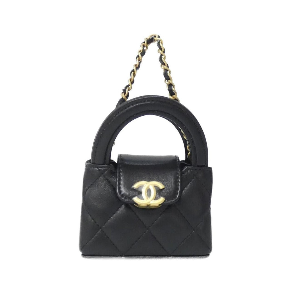 Chanel Bag Charm Black Mat