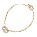 Hermes Farandole Diamond Bracelet Pink Gold 18K