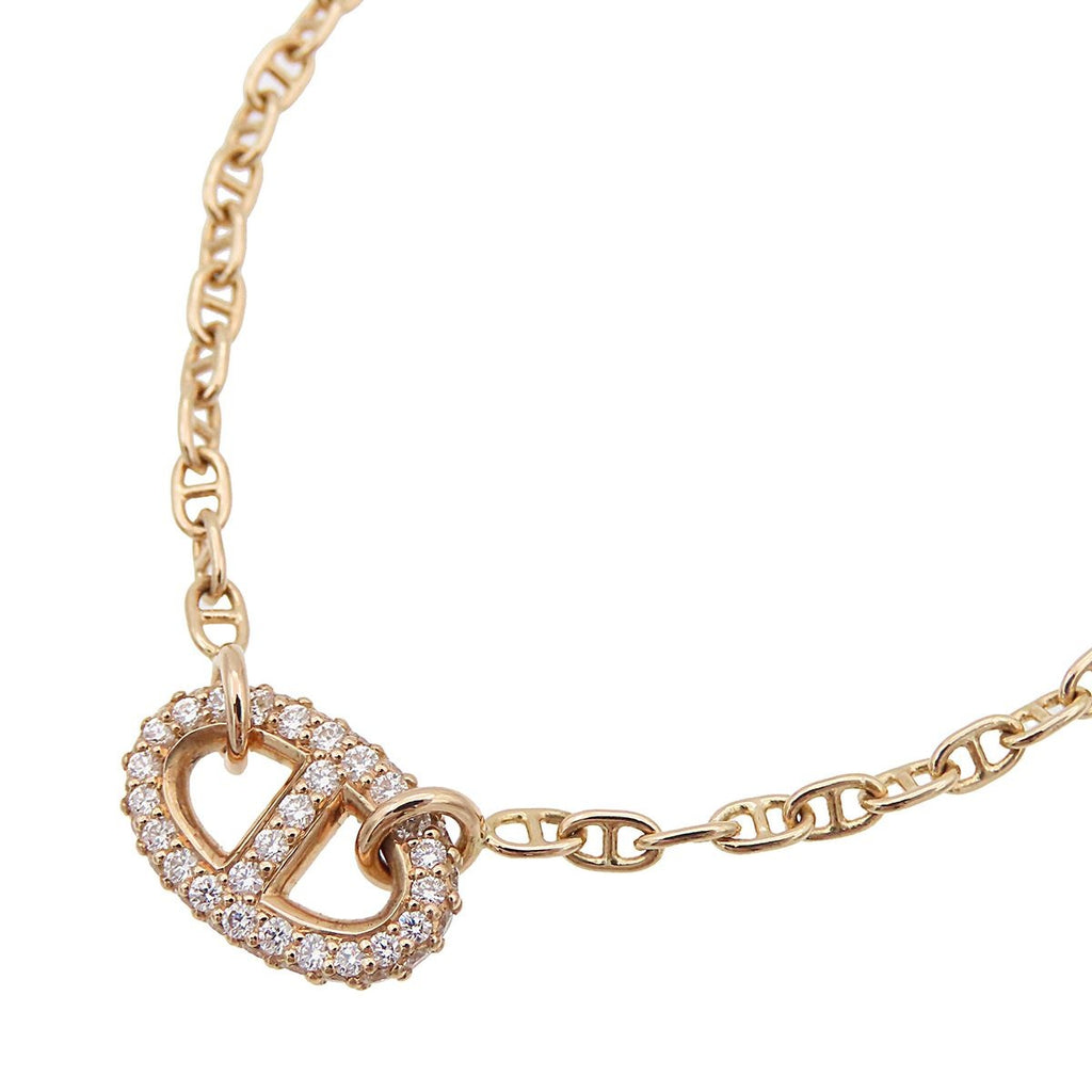 Hermes Farandole Diamond Bracelet Pink Gold 18K — view 2