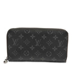 Louis Vuitton Monogram Eclipse Zippy-organizer-nm Round Zipper-long Wallet