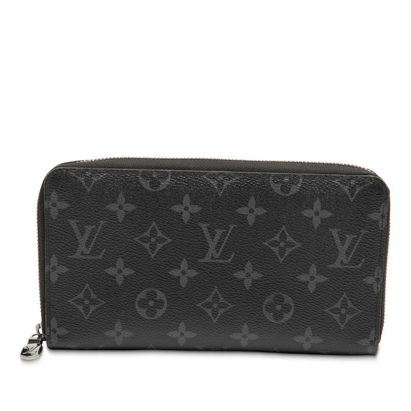 Louis Vuitton Monogram Eclipse Zippy-organizer-nm Round Zipper-long Wallet