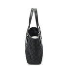 Gucci Small Shoulder Tote Black GG Canvas — view 3