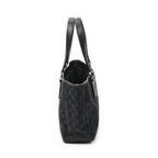 Gucci Small Shoulder Tote Black GG Canvas — view 4