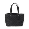 Gucci Small Shoulder Tote Black GG Canvas