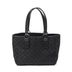 Gucci Small Shoulder Tote Black GG Canvas