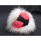 Fendi Eydrop Bag Bugs Monster Fur Key Holder Charm Brown As5631