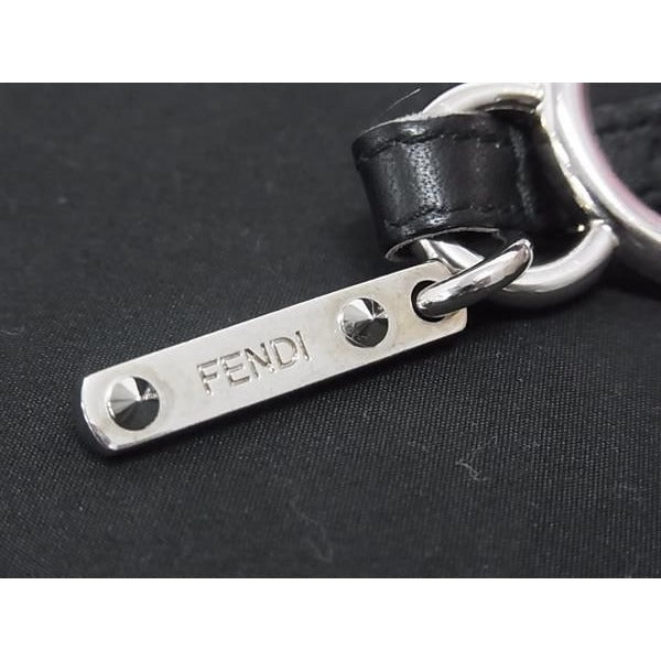 Fendi Eydrop Bag Bugs Monster Fur Key Holder Charm Brown As5631