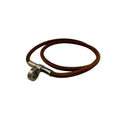 Hermes Bracelet Double Kelly Choker Brown