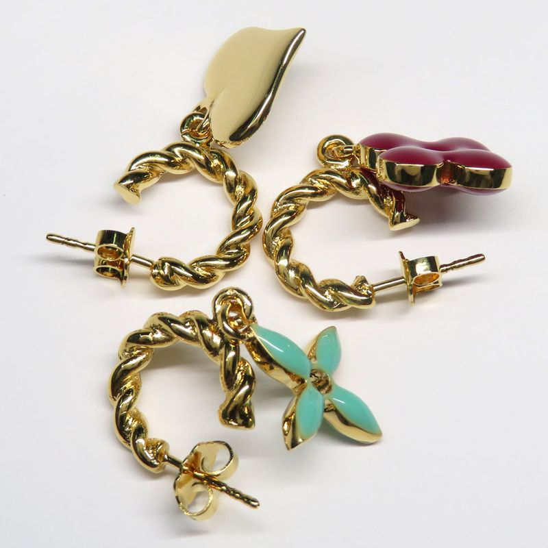 Louis Vuitton Earrings Boucle Dreille Sweet Monogram 3 Pieces — view 6