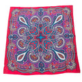 Dior Paisley Silk Purple Red Scarf
