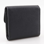 Dior Compact Wallet Calf Black Trifold — view 3