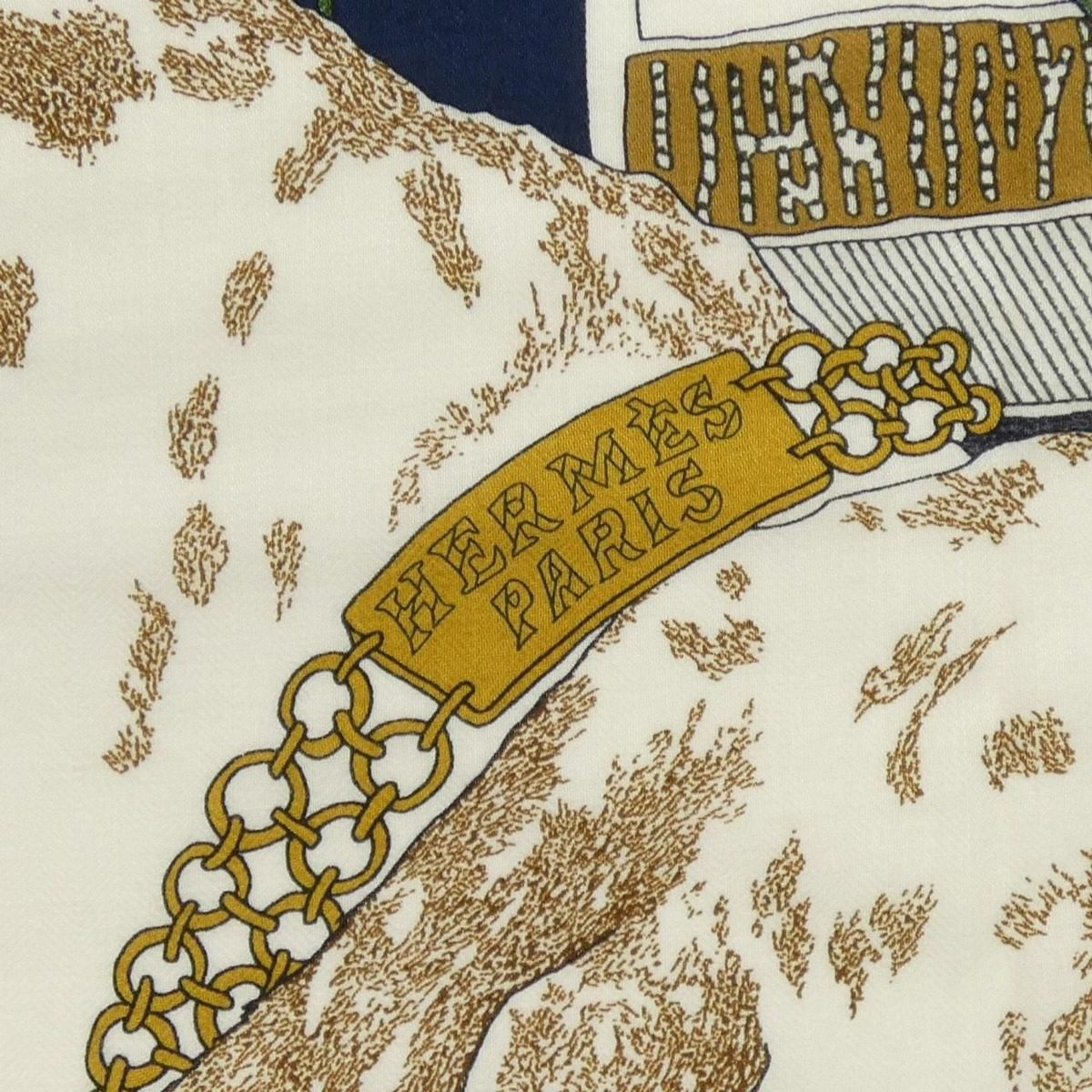 Hermes Rendez Vous Chez Carre Shawl Scarf — view 4