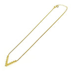 Christian Dior GP Rhinestone V Motif Necklace Gold — view 2