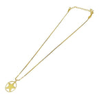 Christian Dior GP Logo Star Necklace Gold Red — view 3