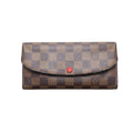 Louis Vuitton Damier Portefeuille Emily Leather Bifold Wallet