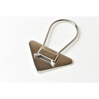 Prada Key Ring Holder Charm Triangle Cobalt Silver 1 Ps395 — view 2
