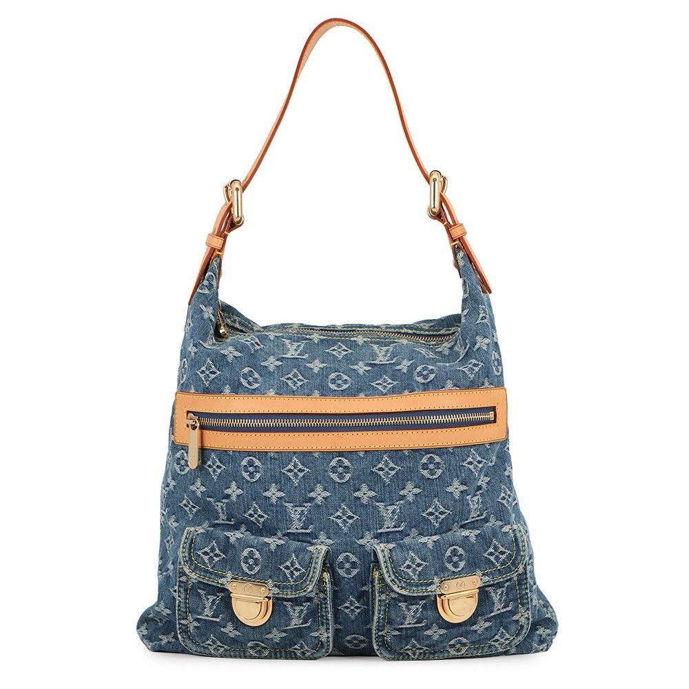 Louis Vuitton Shoulder Bag Monogram Denim Baggy GM 2-Way