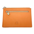 Loewe Leather Anagram Pouch Orange