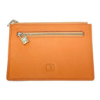 Loewe Leather Anagram Pouch Orange