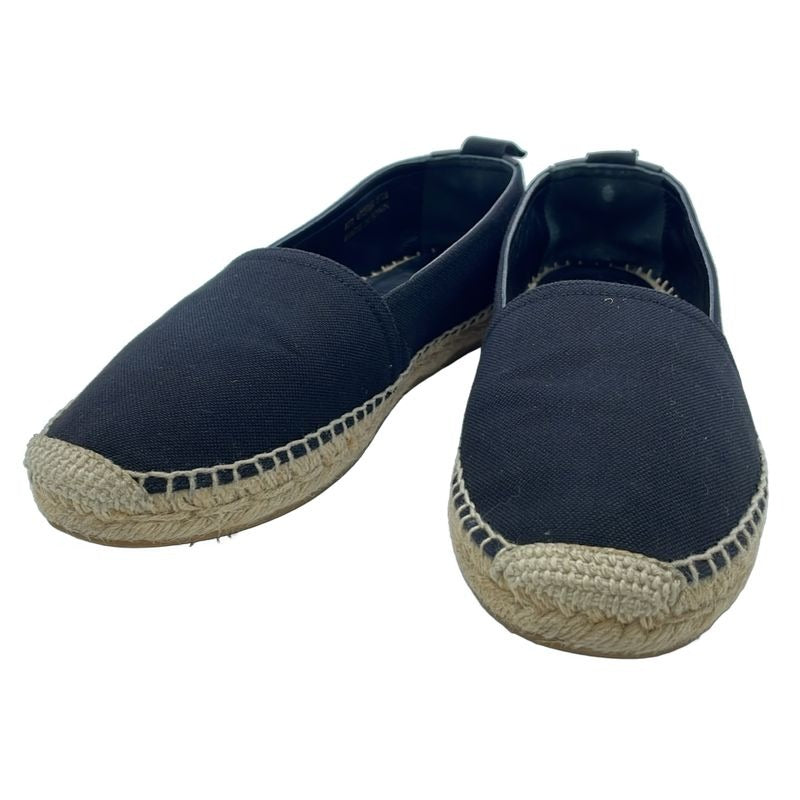 Saint Laurent Paris 17 SS Logo Embroidered Espadrilles Shoes Gup80 Black