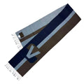 Louis Vuitton Muffler-v Logo Wool Cashmere Gray Scarf