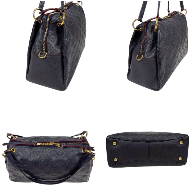 Louis Vuitton Pontje Shoulder Bag Mini Tote Empreinte Leather Embossed Navy — view 4