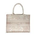 Christian Dior Toile de Jouy Embroidered Book Tote Small Bag M1296 Ztdt Pink