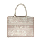 Christian Dior Toile de Jouy Embroidered Book Tote Small Bag M1296 Ztdt Pink
