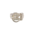 Hermes Book le Series Ring 925 Sterling Silver Buckle