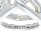 Hermes Chaine Dancre Punk Silver Ring 49 9 — view 4