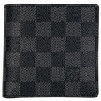 Louis Vuitton Portefeuille Marco Bifold Wallet Damier Graphite Black