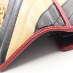 Gucci Bifold Long Wallet GG Marmont Black Beige Leather ZIP — view 6