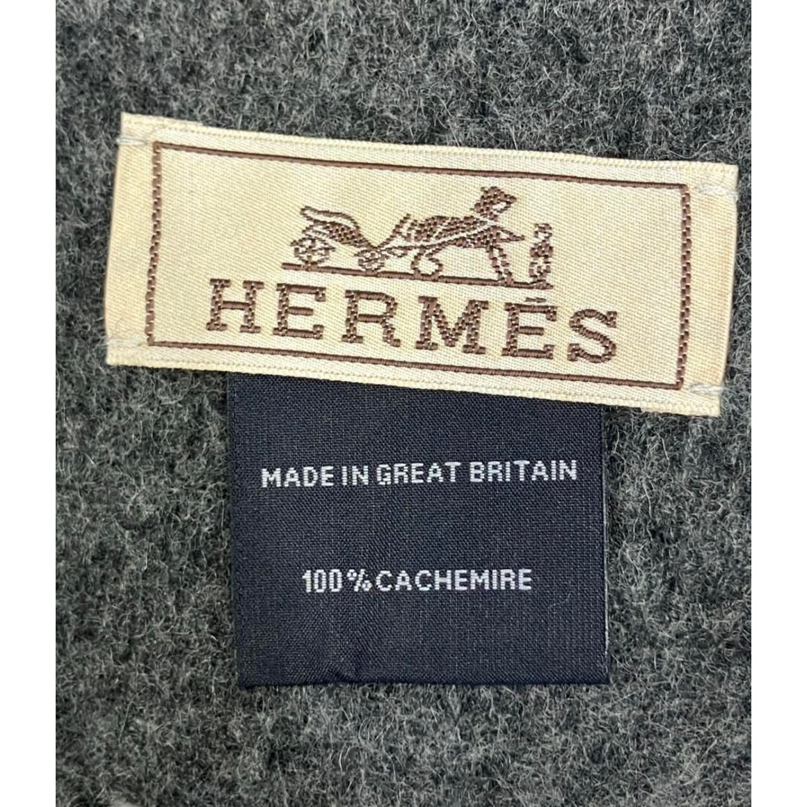 Hermes Scarf Cashmere Reversible — view 3