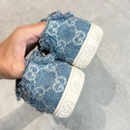 Gucci GG Denim Sneakers Logo 24 SS 35 Low Cut — view 7