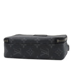 Louis Vuitton Alpha Wearable Wallet Black Monogram Eclipse Shoulder Bag — view 3