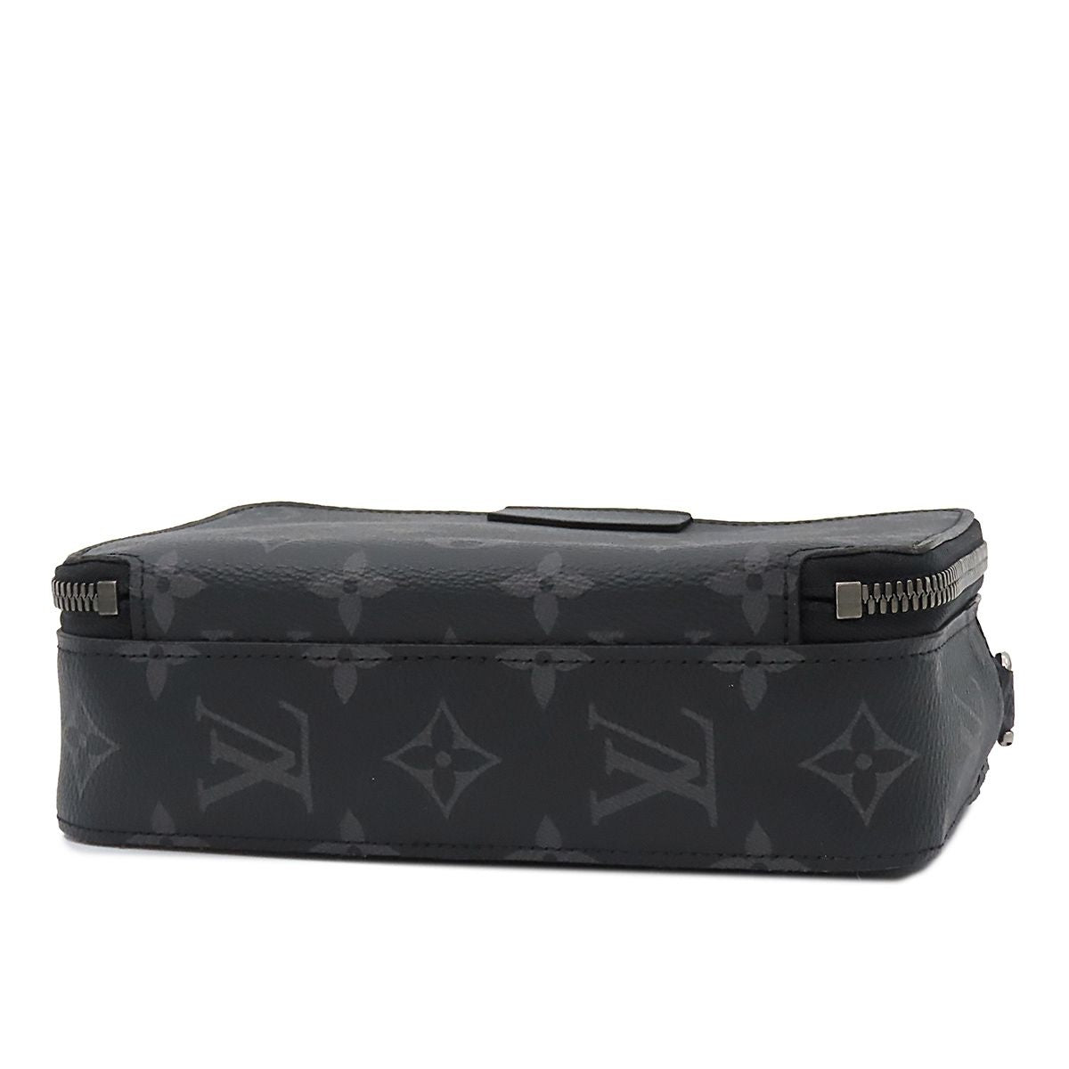 Louis Vuitton Alpha Wearable Wallet Black Monogram Eclipse Shoulder Bag — view 3