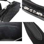 Louis Vuitton Alpha Wearable Wallet Black Monogram Eclipse Shoulder Bag — view 8
