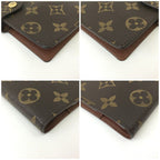 Louis Vuitton Notebook Cover Agenda PM Monogram Brown — view 5