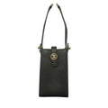 Chanel Cigarette Case Tobacco CC Logo Leather Pouch Charm Black