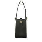 Chanel Cigarette Case Tobacco CC Logo Leather Pouch Charm Black